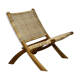Fauteuil pliant en osier