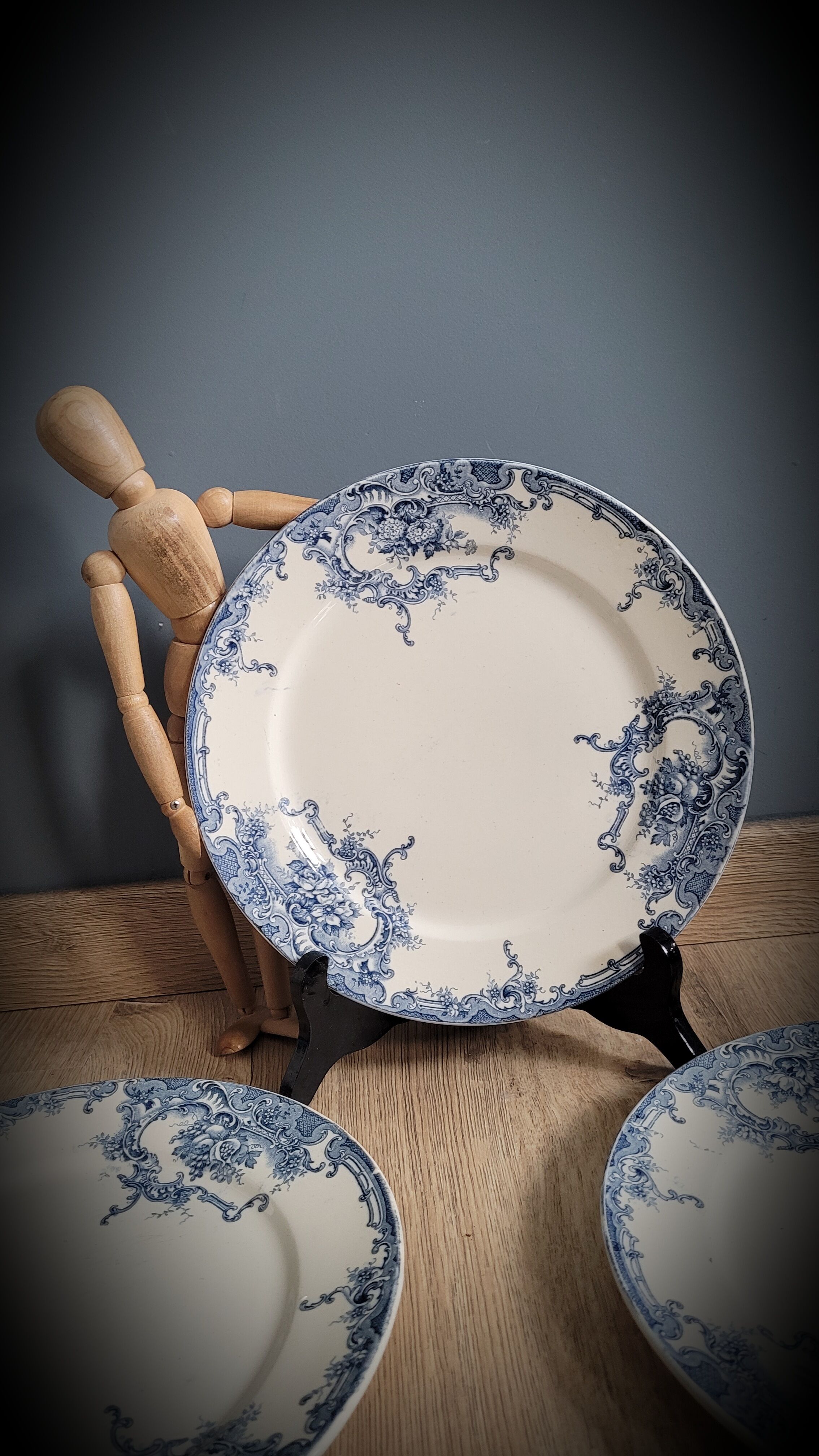 Set 4 Plates Dolphin