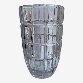 Vase en cristal style art déco années 30