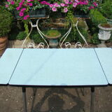 Green vintage formica table 60