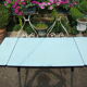 Green vintage formica table 60