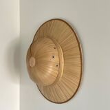 Chapeau, casque colonial en paille