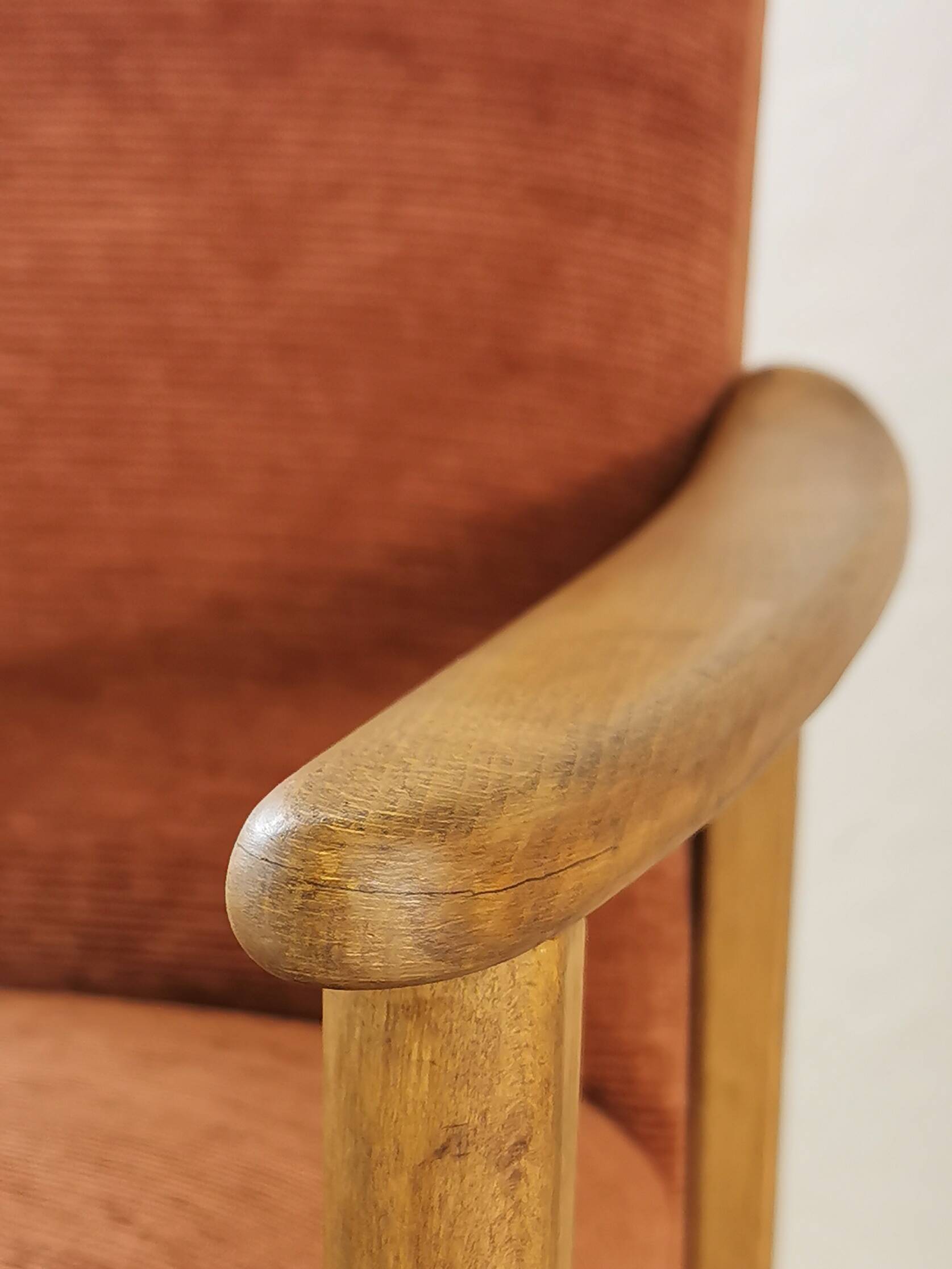 Vintage corduroy armchair
