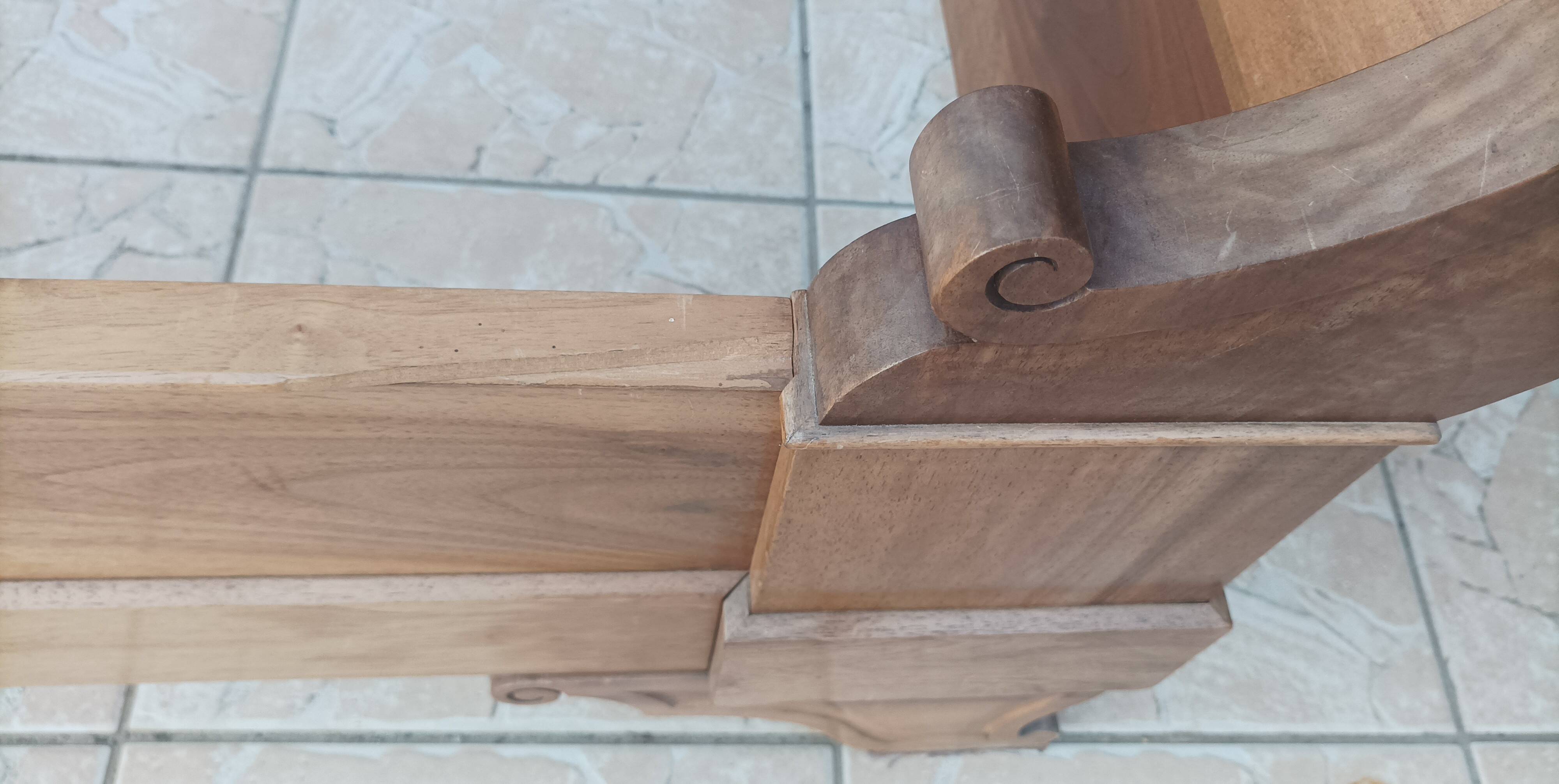 Empire Style Mahogany Bed