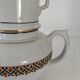 Art Deco filter coffee maker in Limoges porcelain by Balleroy Frères