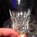 Set of 12 baccarat crystal water glasses carcassonne model
