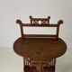 Two-tier walnut console table, 1950s, France.