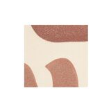 Birds - painting on paper - 30x40cm terracotta - signed Eawy