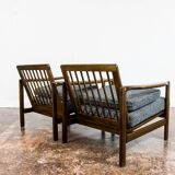Pair of B7522 armchairs by Zenon Bączyk 1960's
