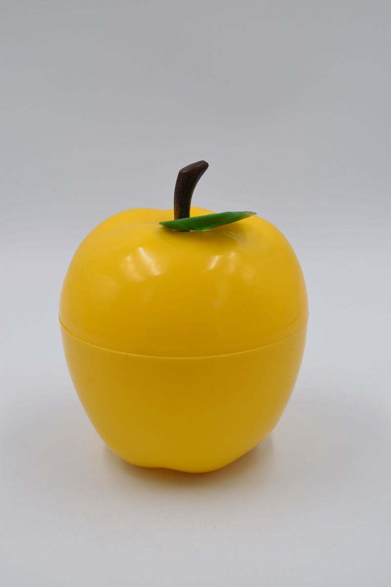 Vintage ice bucket ice cream yellow apple 1970's 70's