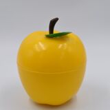 Vintage ice bucket ice cream yellow apple 1970's 70's