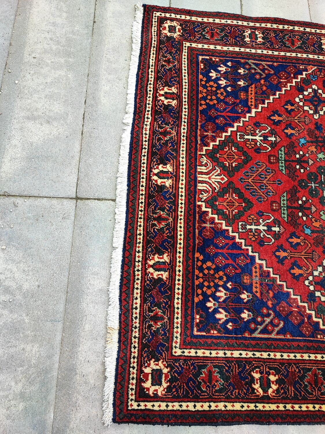 Handmade Iran carpet 205 x 135