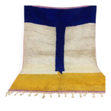 Handmade traditional Beni Ourain rug, size 140 x 260 cm.