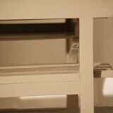 Pupitre bureau d'écolier double en bois