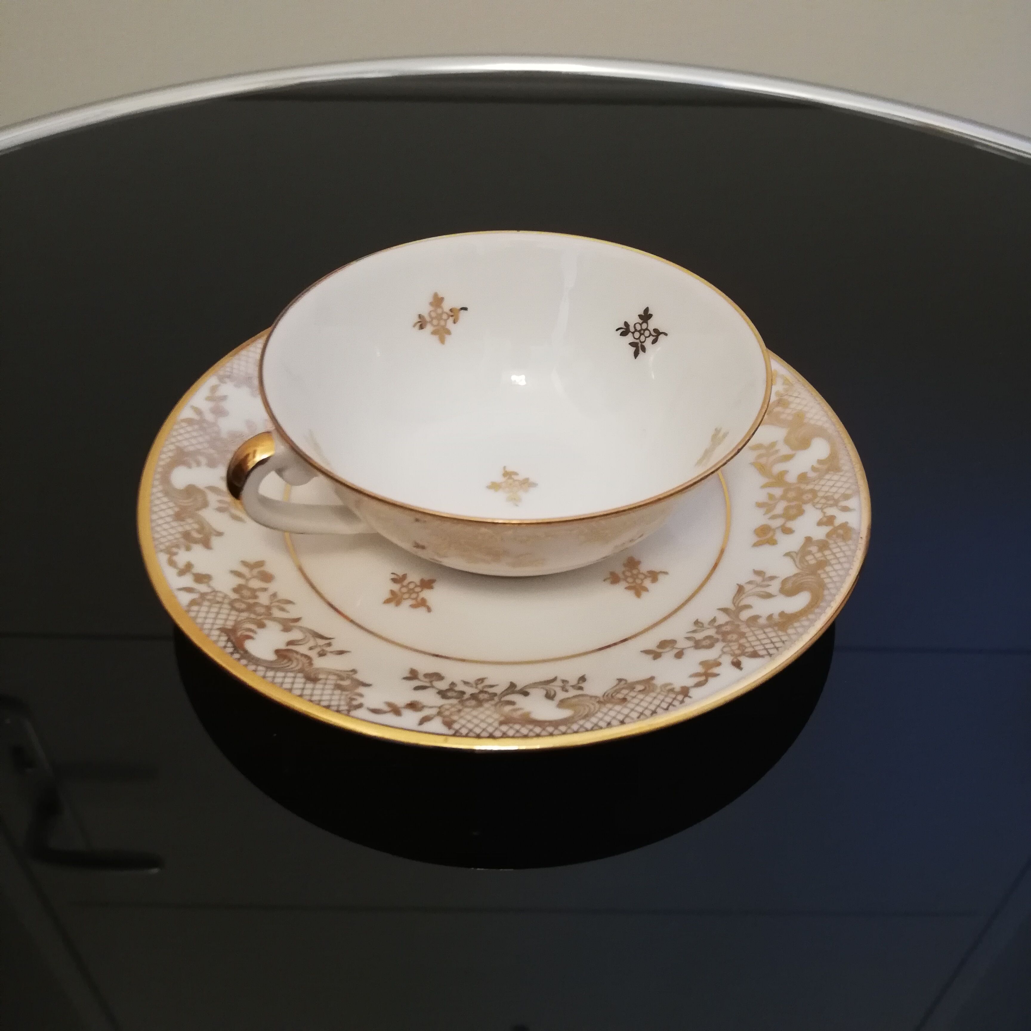 Limoges porcelain coffee service 19 pieces