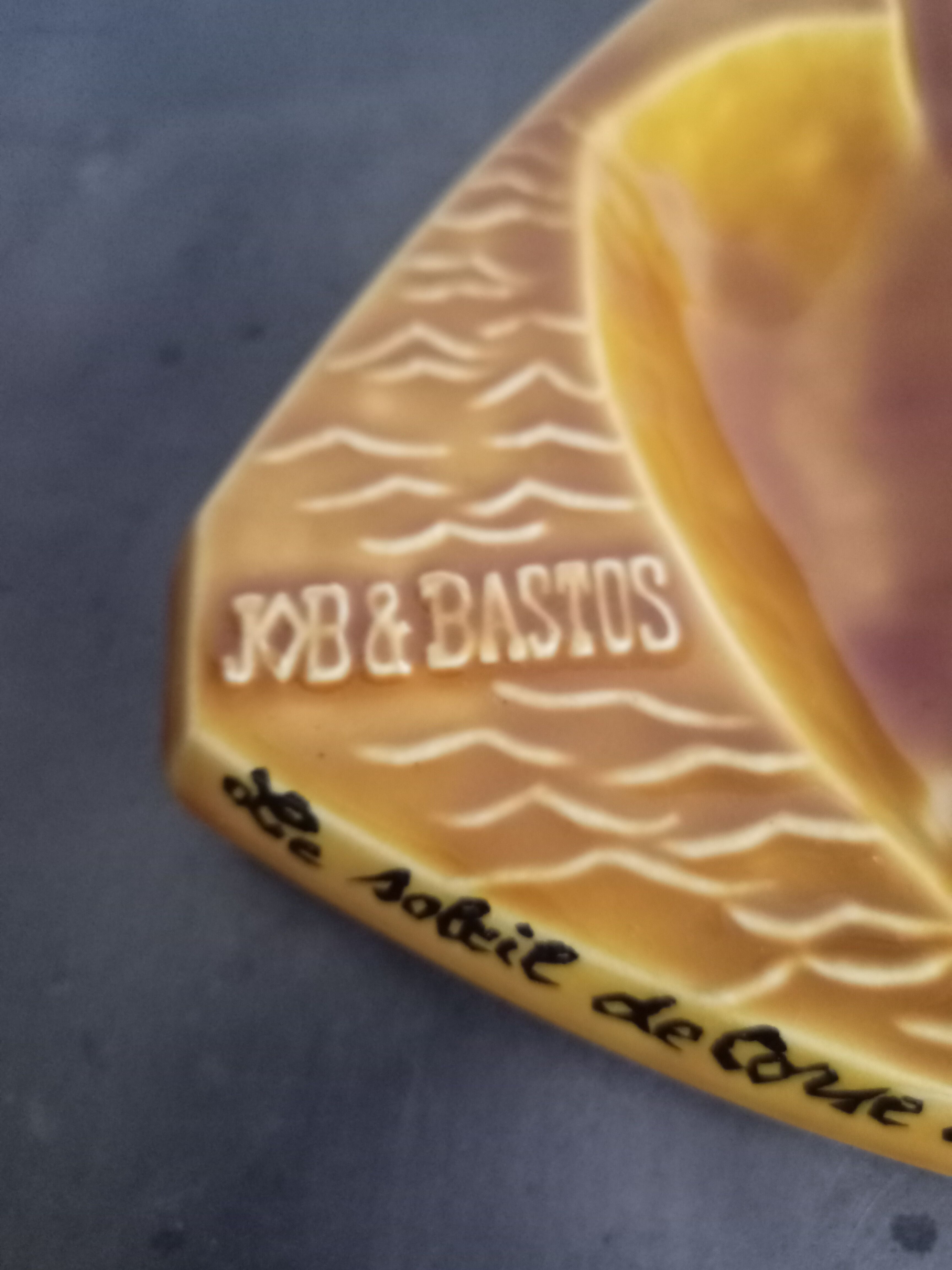 Job & Bastos Corsica ceramic counter ashtray