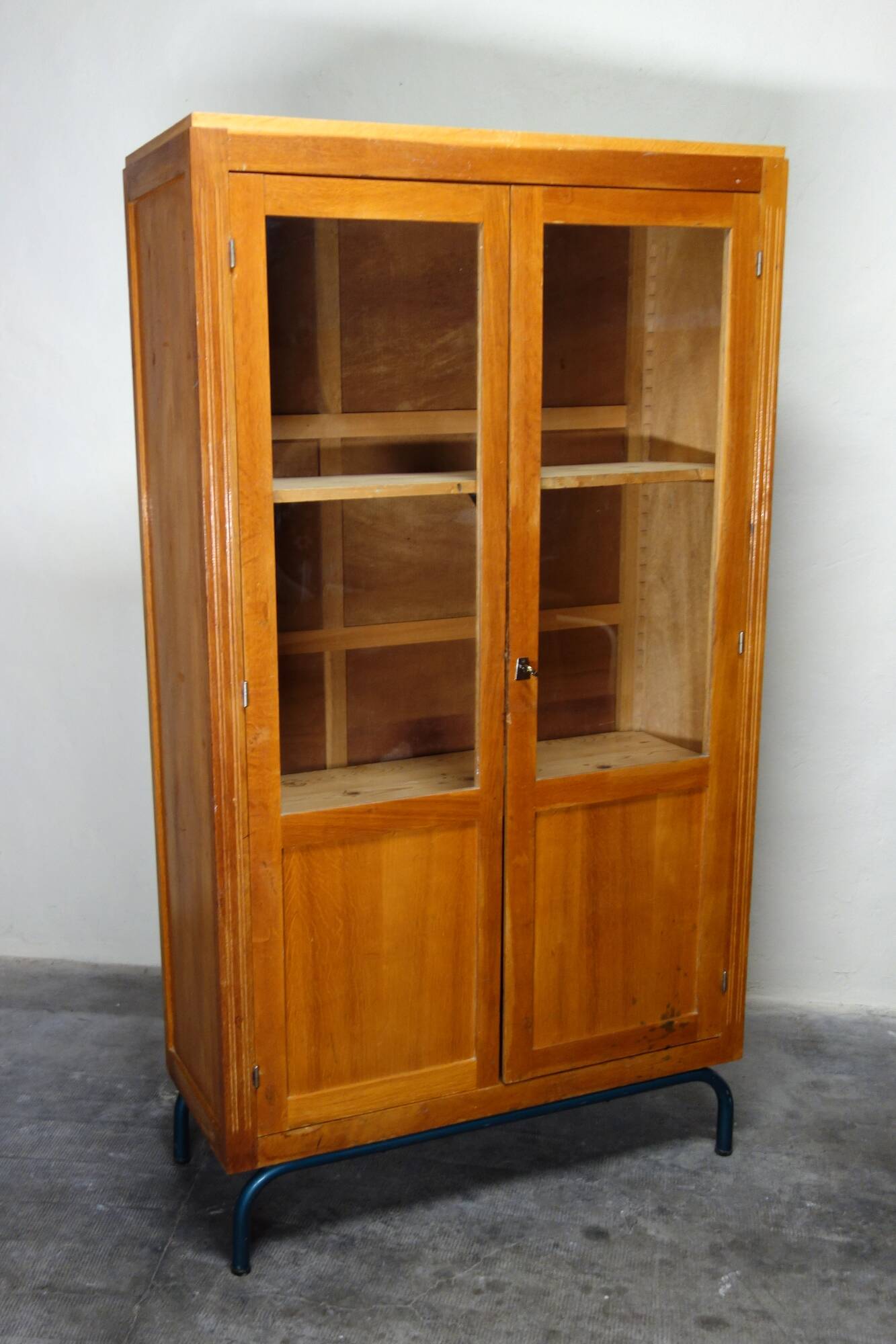Glass school cabinet 1960