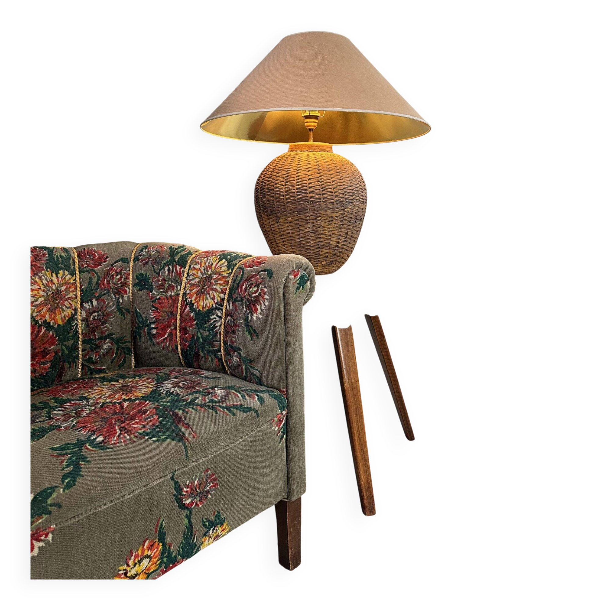 XL wabi sabi table lamp – Terracotta