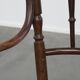 Original vintage Thonet bistro design chair with armrests