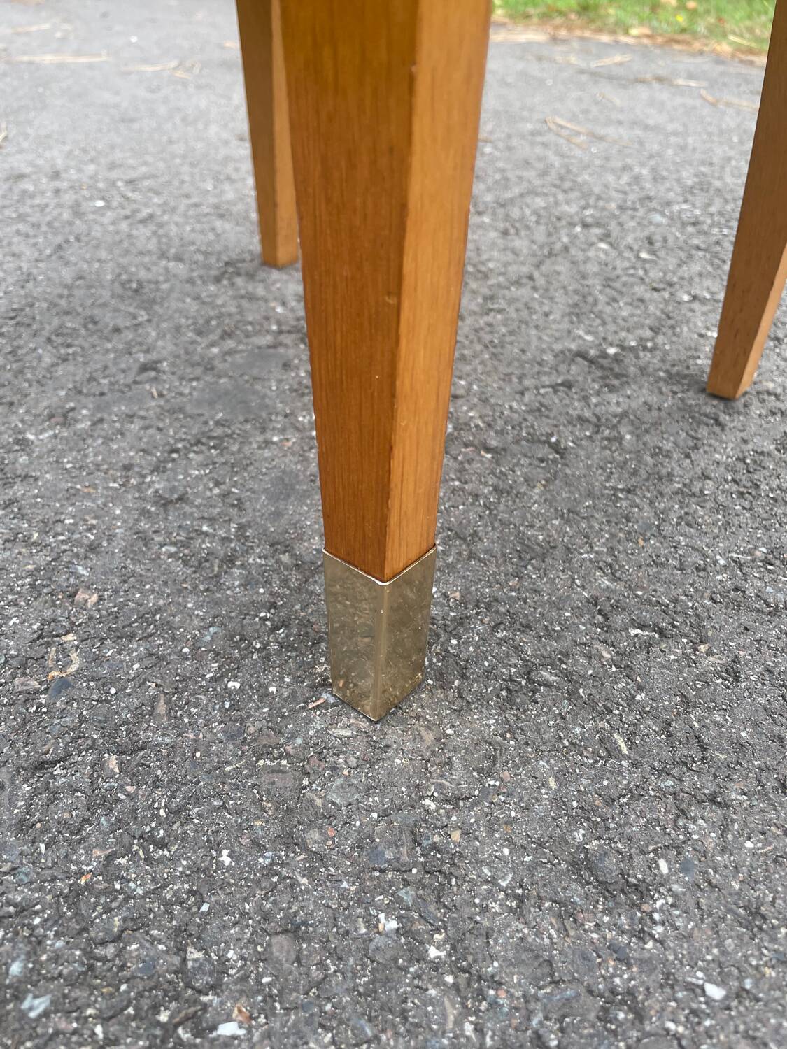 Bedside table with compass feet, 1960s