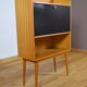 Blond & feet compass 1960 mahogany Vintage Secretary