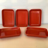 5 American Airlines airplane ramekin cups