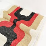 Tapis géométrique Space Age, Allemagne, années 1970