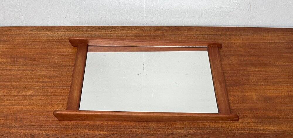 Teak mirror from the mid-century, 1960s