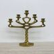 Mid-century large brutalist solid bronze candleholder, 1970s