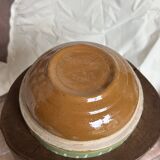 Bowl in painted terracotta