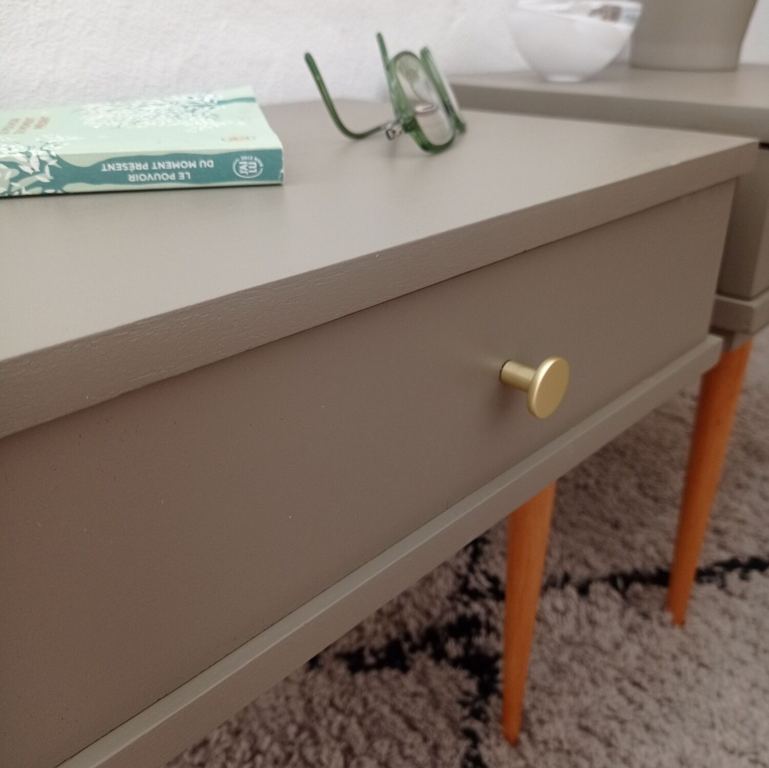 Paire de chevets vintage