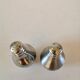 Salt and pepper maker "bidibule" in metal design 70s - 80s