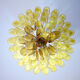 Chandelier Murano glass Canadiens Mazzega tissue 70