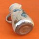 1960s Glazed terracotta pitcher with floral decoration