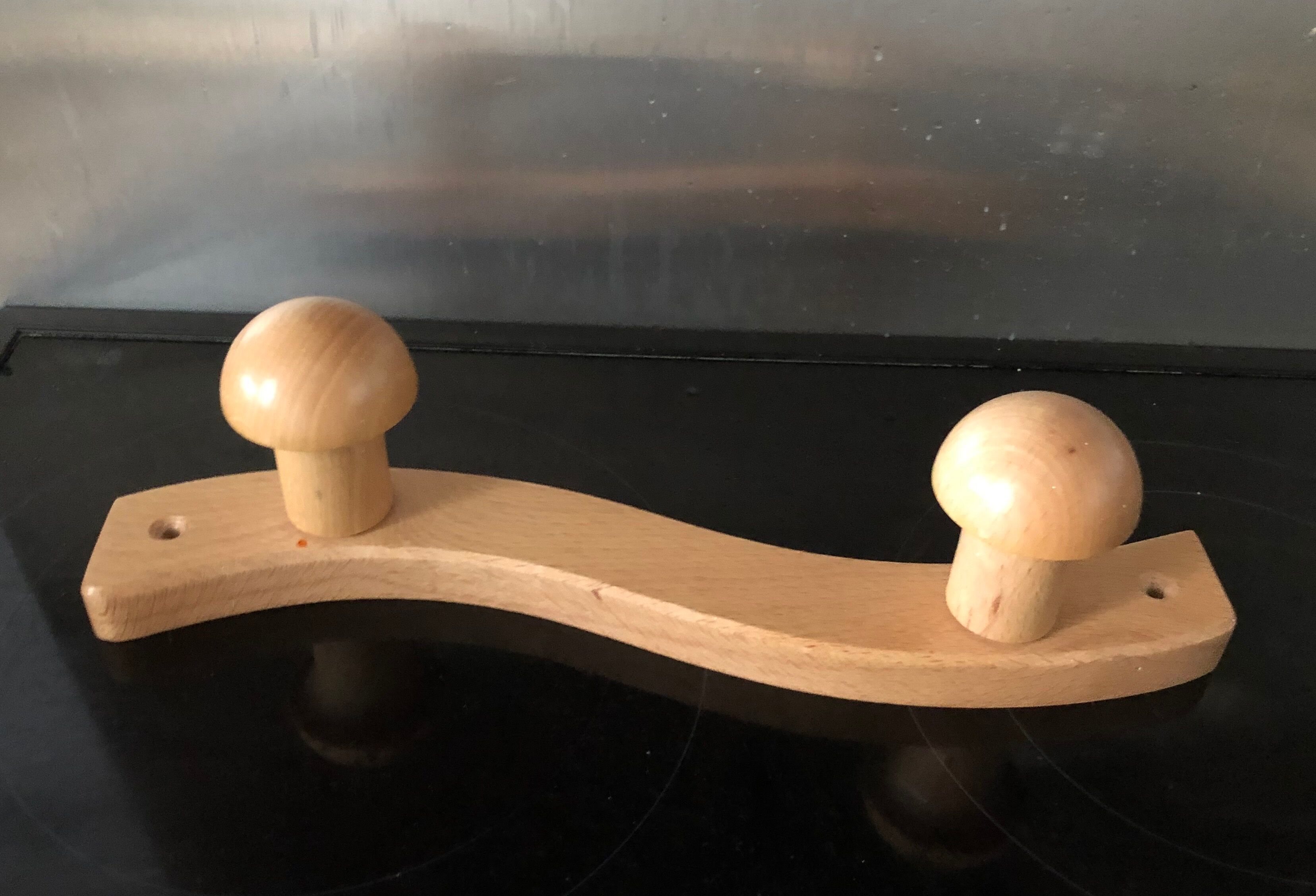 Wooden wall coats holder