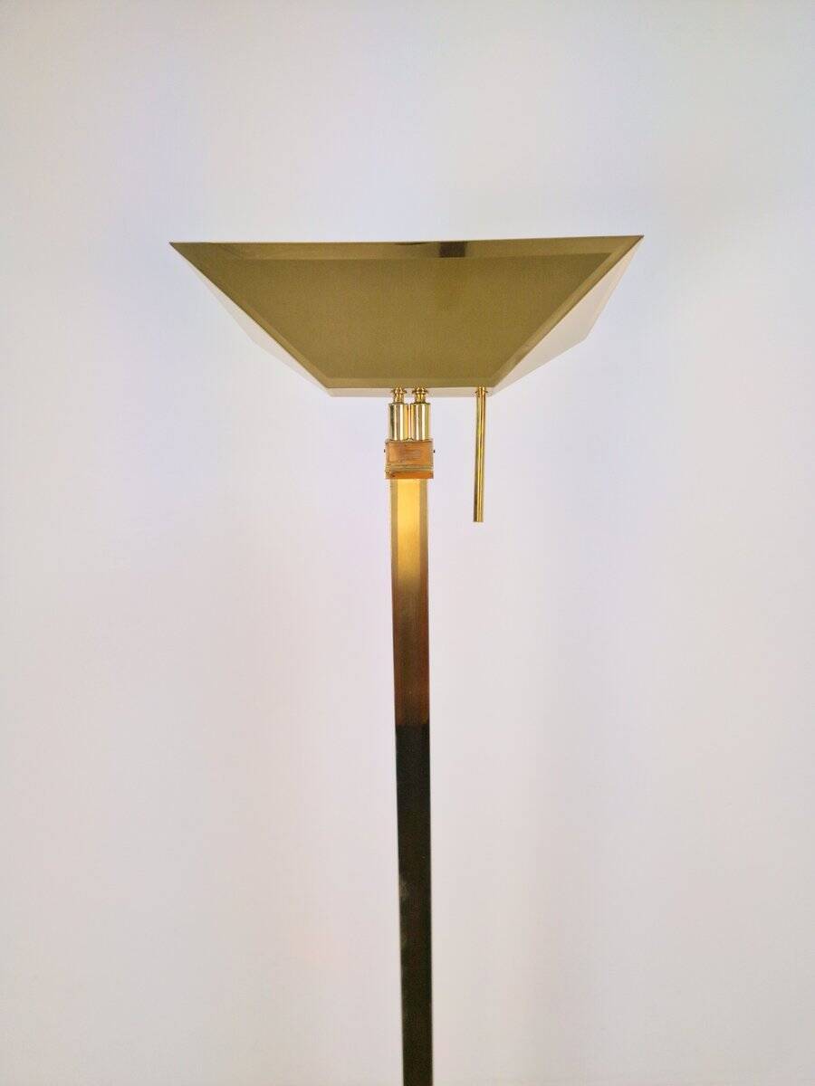 Vintage Brass Floor Lamp from Deknudt, 1970s