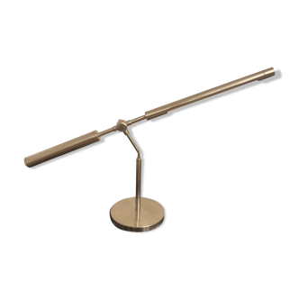 Brushed steel desk lamp design
