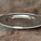 Vintage metal round plate