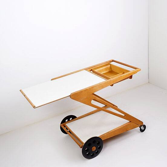 "Mobilo PE03" Serving Trolley by Cees Braakman for Pastoe, 1950s