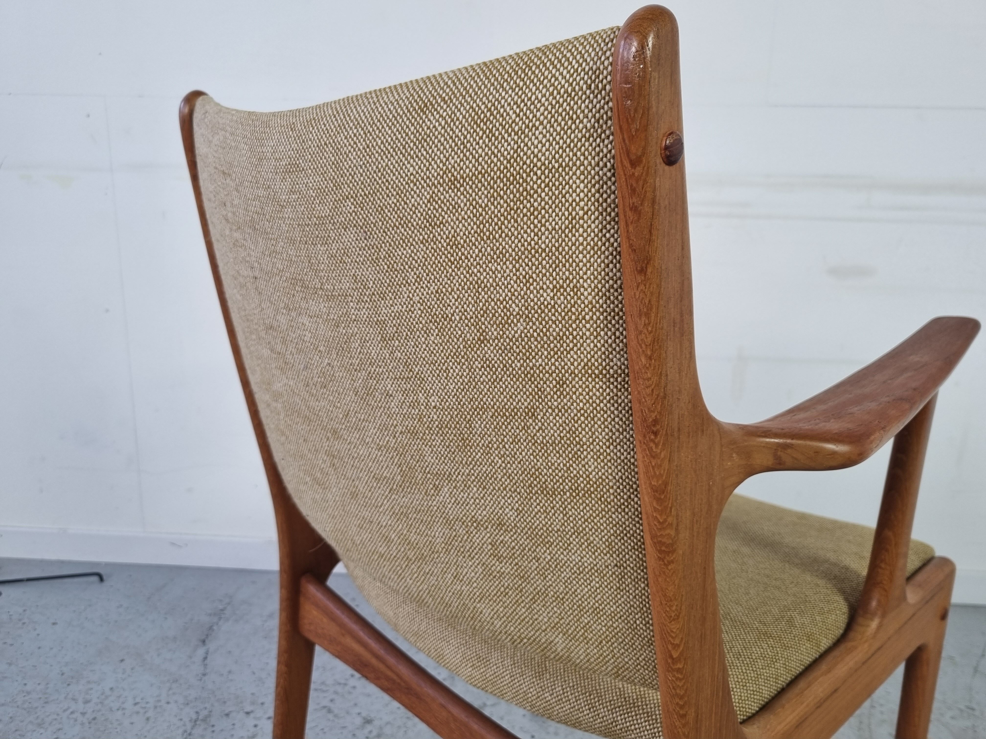 Teak office chair by Johannes Andersen for Uldum, 60s