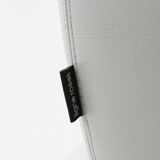 Grey Leather Kali sofa by Michel Ducaroy for Ligne Roset