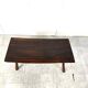 Solid wooden brutalist coffee table, 1960s