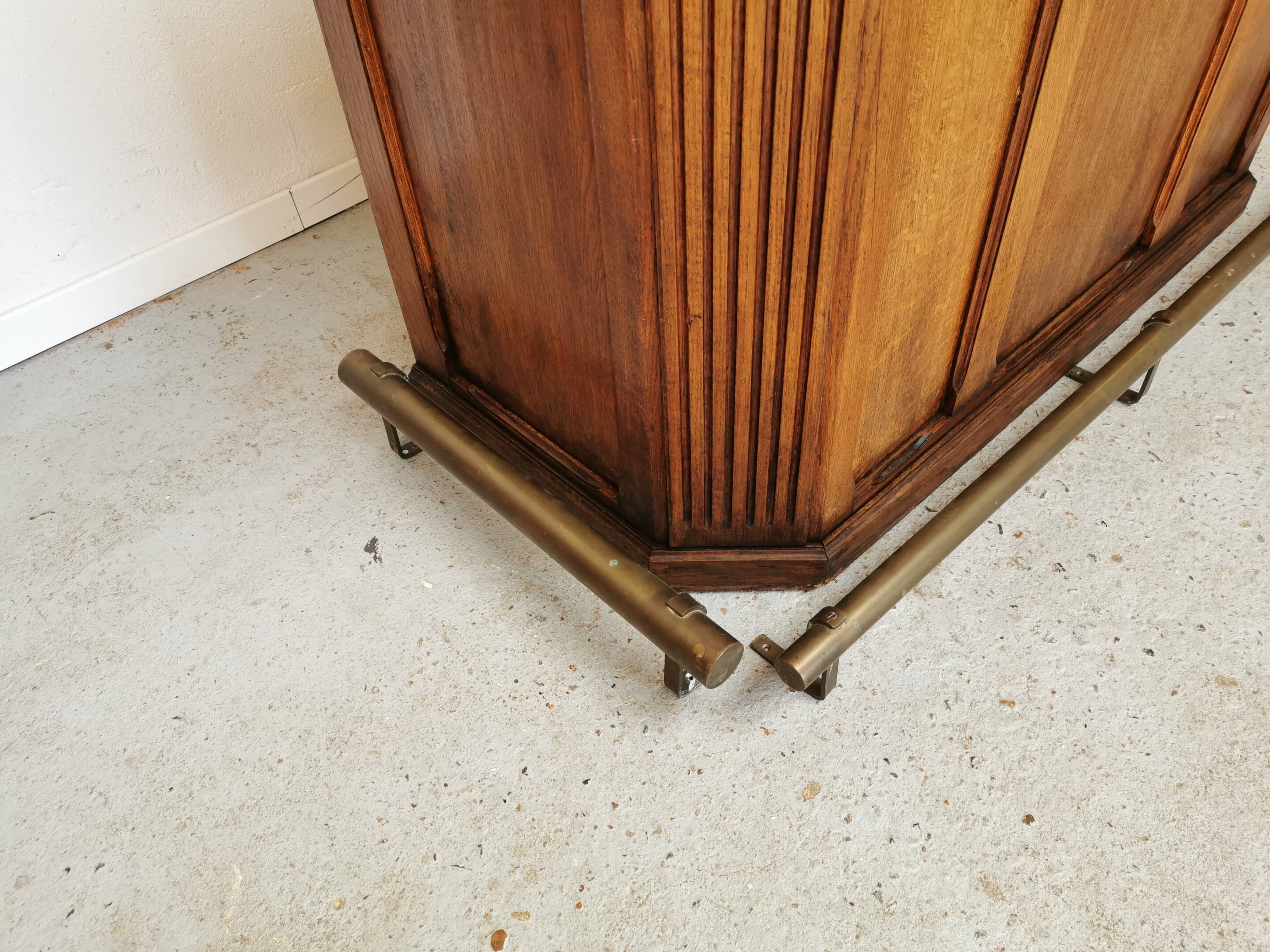 Former bistro bar counter