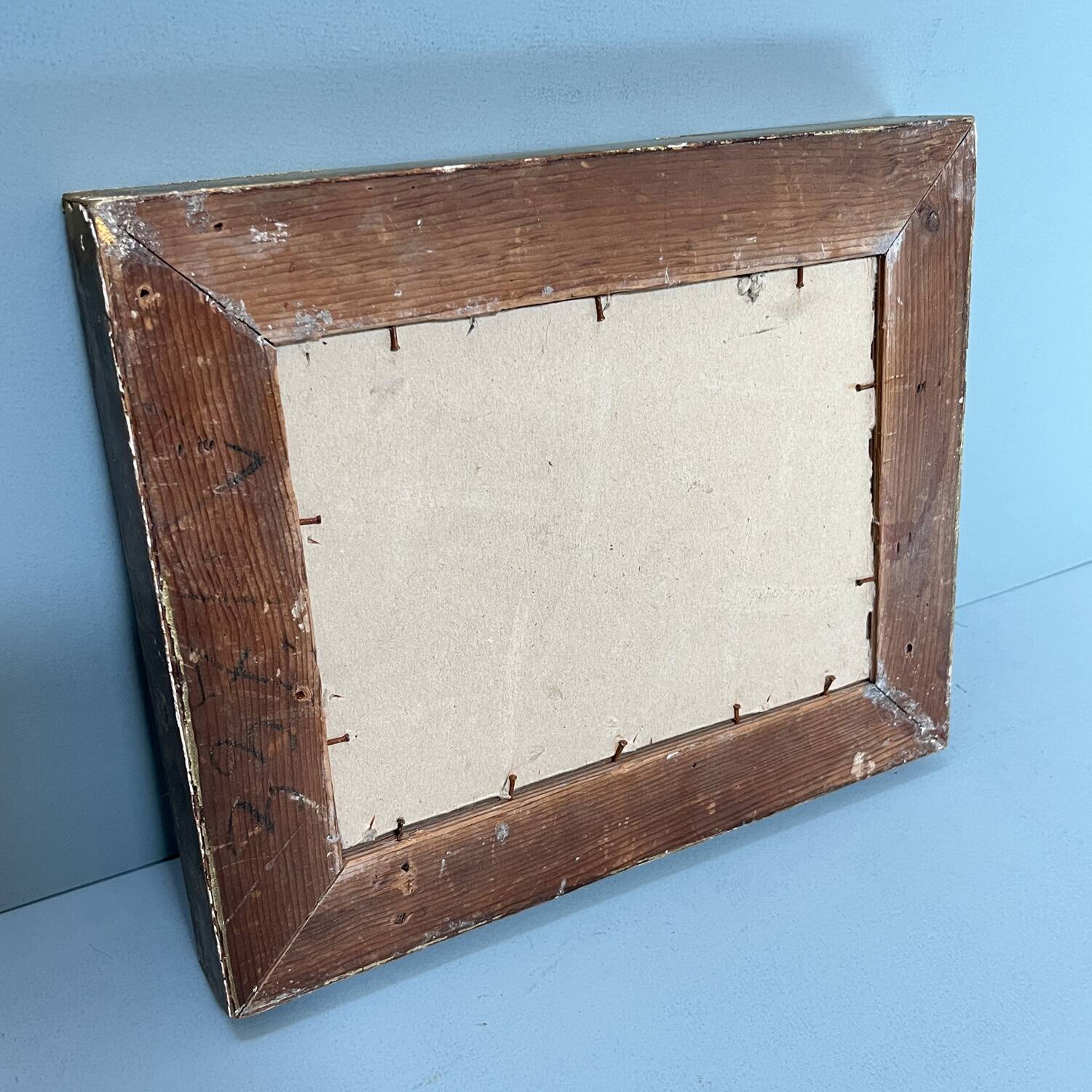 Tableau early 20th century "The Letter" signed JJB