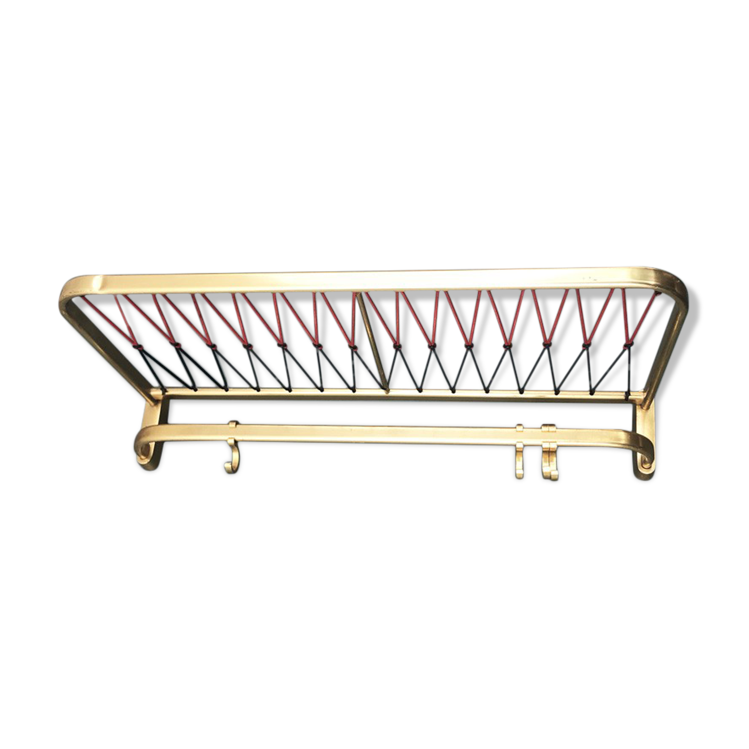 Coat rack train luggage rack 1950