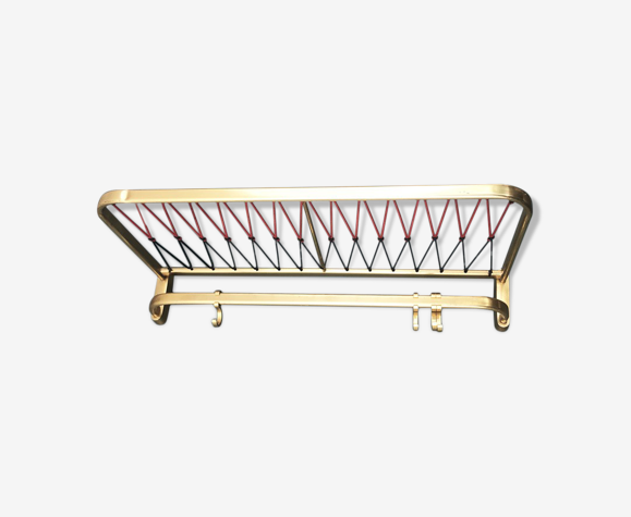 Porte manteau porte bagage de train 1950