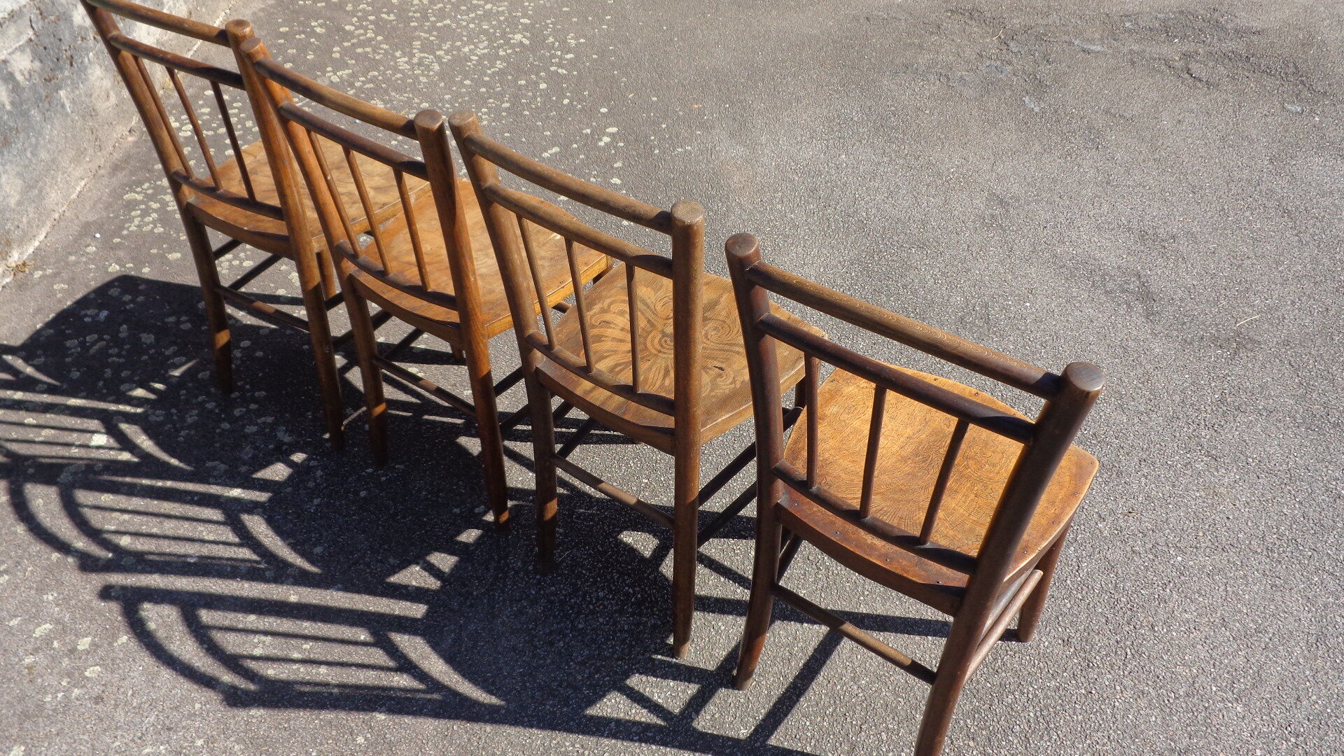 4 bistro chairs 1900