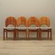 Set of four teak chairs, Danish design, 1960s, Niels Koefoed, Glostrup