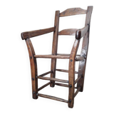 Old country folk art armchair