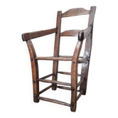 Old country folk art armchair